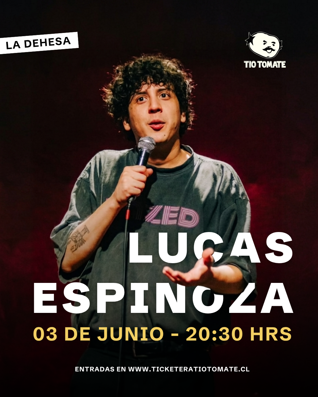 Lucas Espinoza en Tío Tomate La Dehesa + Shop de regalo